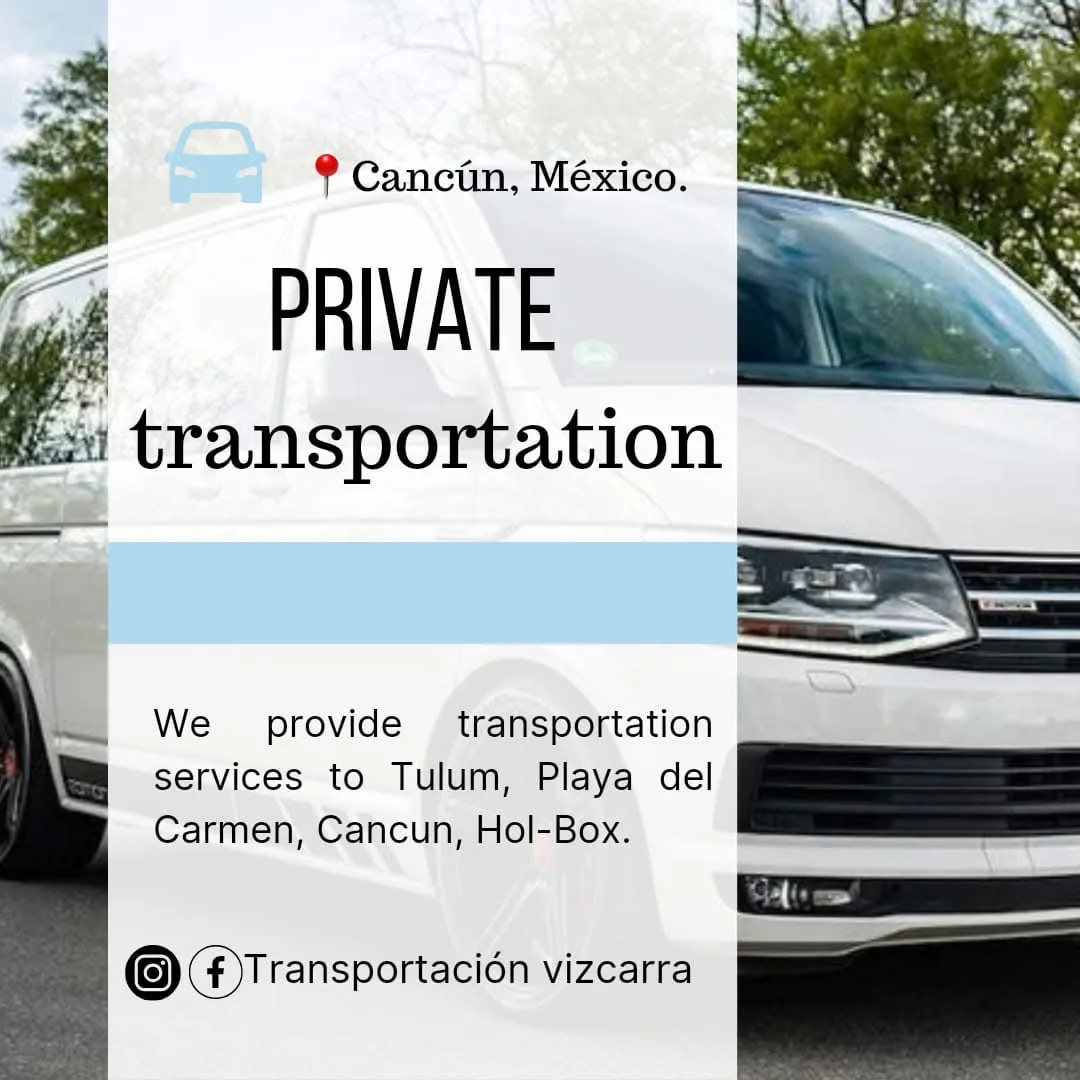 Transporte privado en Cancún